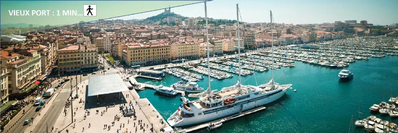 Coeur Vieux Port tout équipé Marsiglia Appartamento